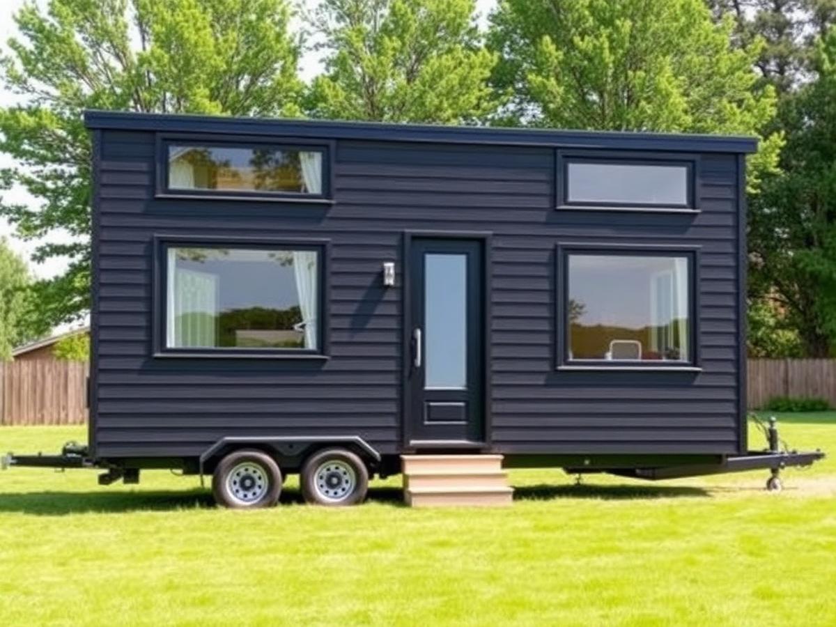Cedar tiny home exterior